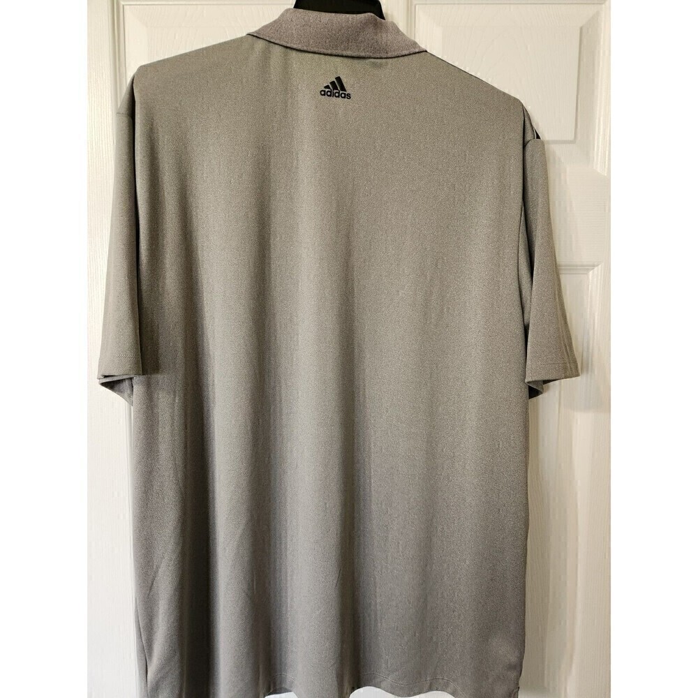 Adidas Climacool Polo Mens XL *bundle of 2 Gray EUC, Green has small defect pics - Picture 4 of 12